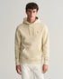 Gant Reg Shield Plain Hoodie Beige
